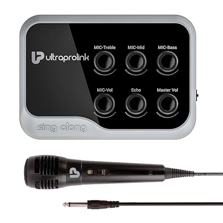 UltraProlink Sing Along Portable Bluetooth Karaoke Mixer