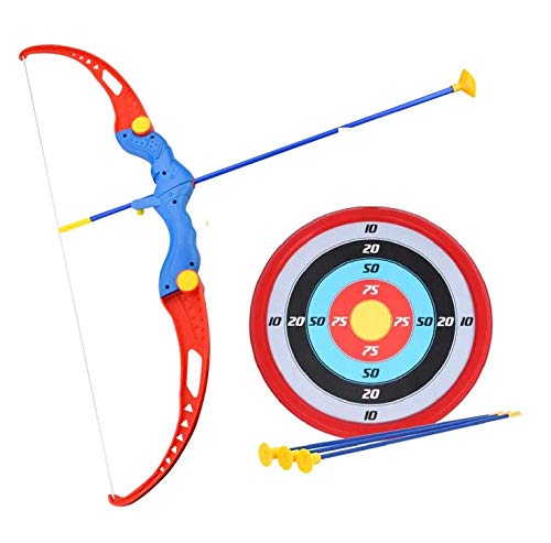 Amitasha Kids Archery Bow and Arrow Toy Set with Target Board