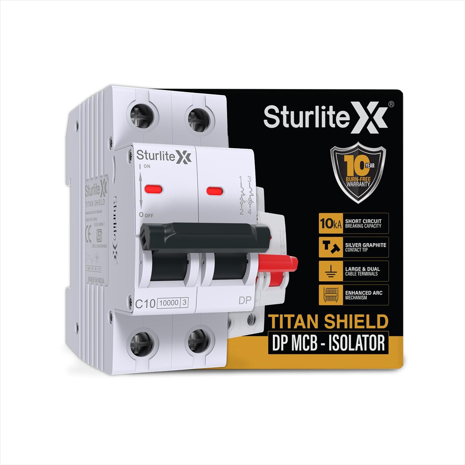 Titan Shield 6A Double Pole MCB